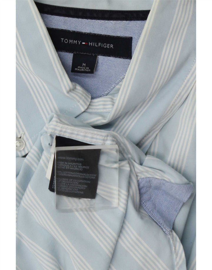 Tommy Hilfiger Chemise Homme Bleu Moyen Rayé Coton