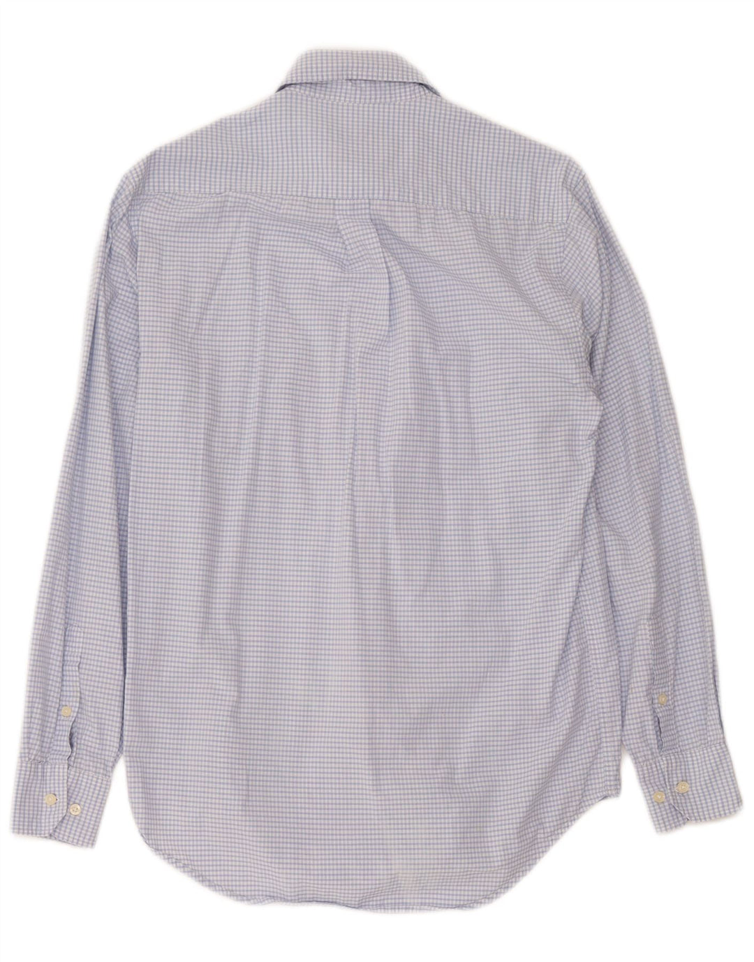 Dack's Chemise Homme Petit Vichy Bleu