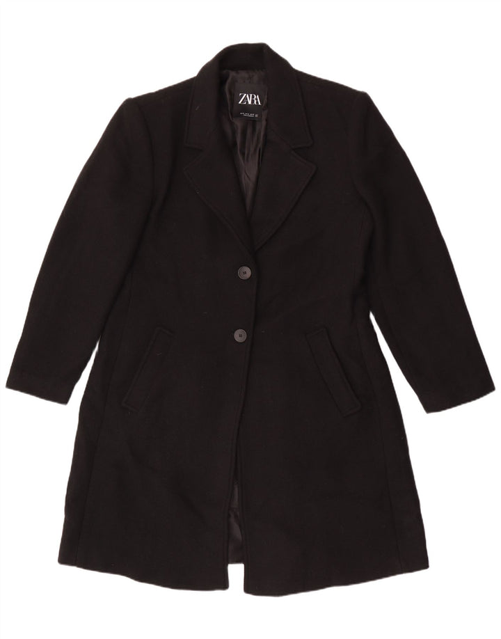 Zara Femme Pardessus UK 18 XL Laine Noir