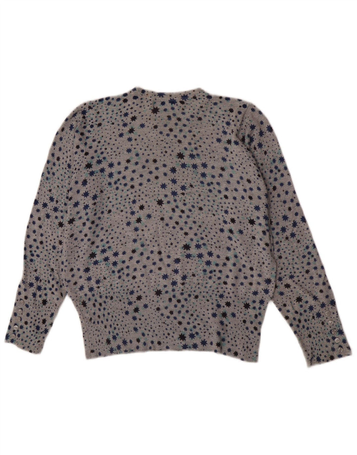 Marks & Spencer Pull à col rond pour femme UK 12 Gris moyen