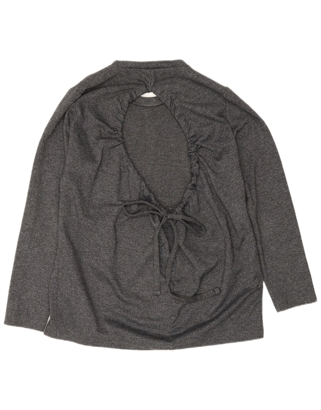 Zara Chemisier surdimensionné à manches longues pour femme UK 10 Petit Gris