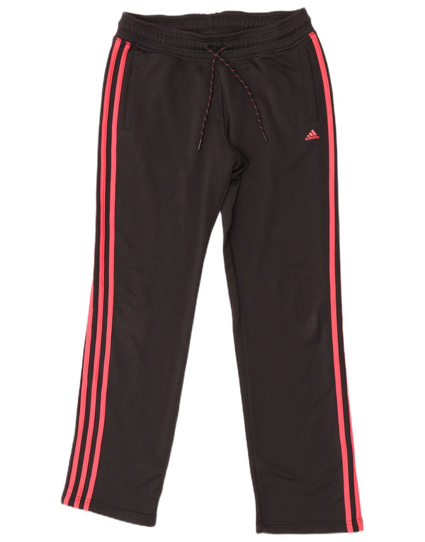 Adidas Pantalon de survêtement Climalite pour femme UK 12/14 Noir Moyen Polyester