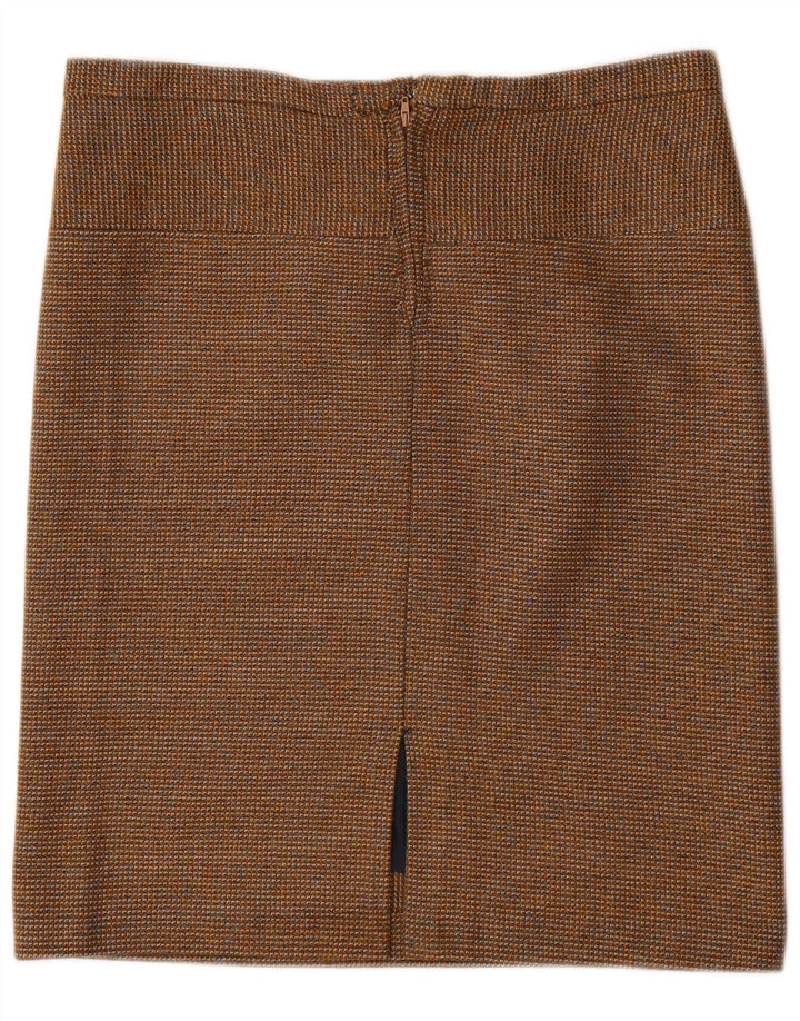jupe droite femme vintage W34 Grand Marron