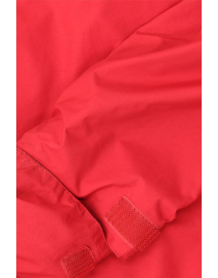 SALEWA Veste coupe-vent à capuche pour homme EU 50 Large Rouge Polyamide