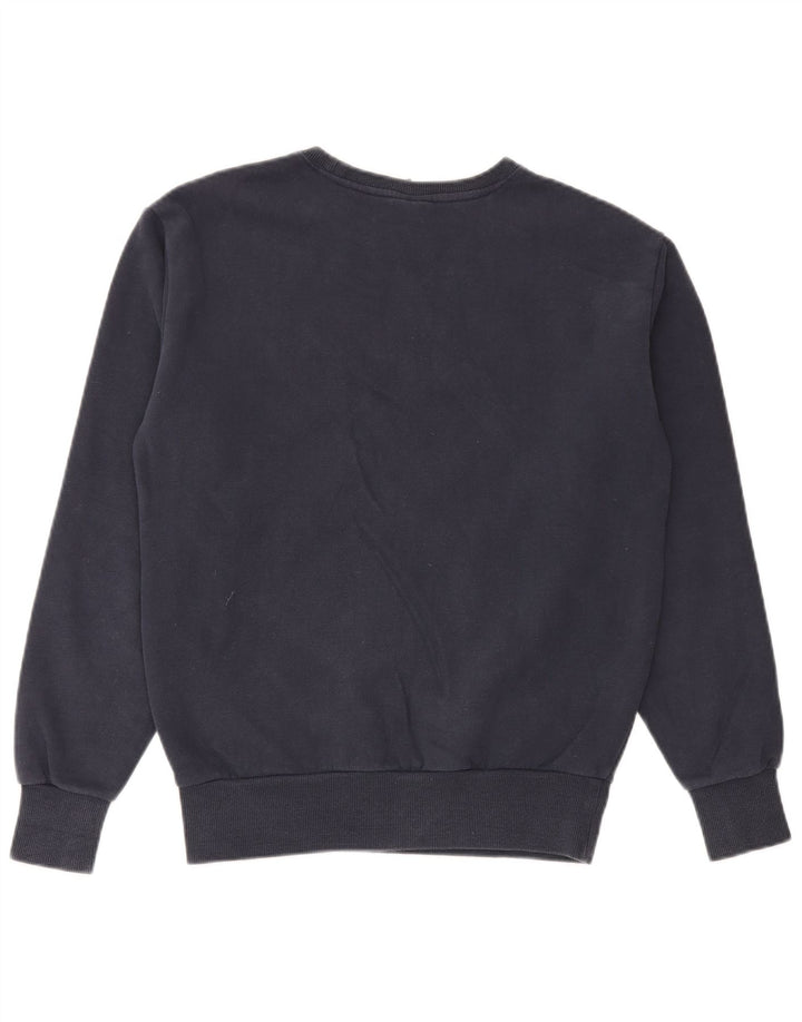 Ellesse Homme Sweatshirt Jumper Petit Bleu Marine Coton