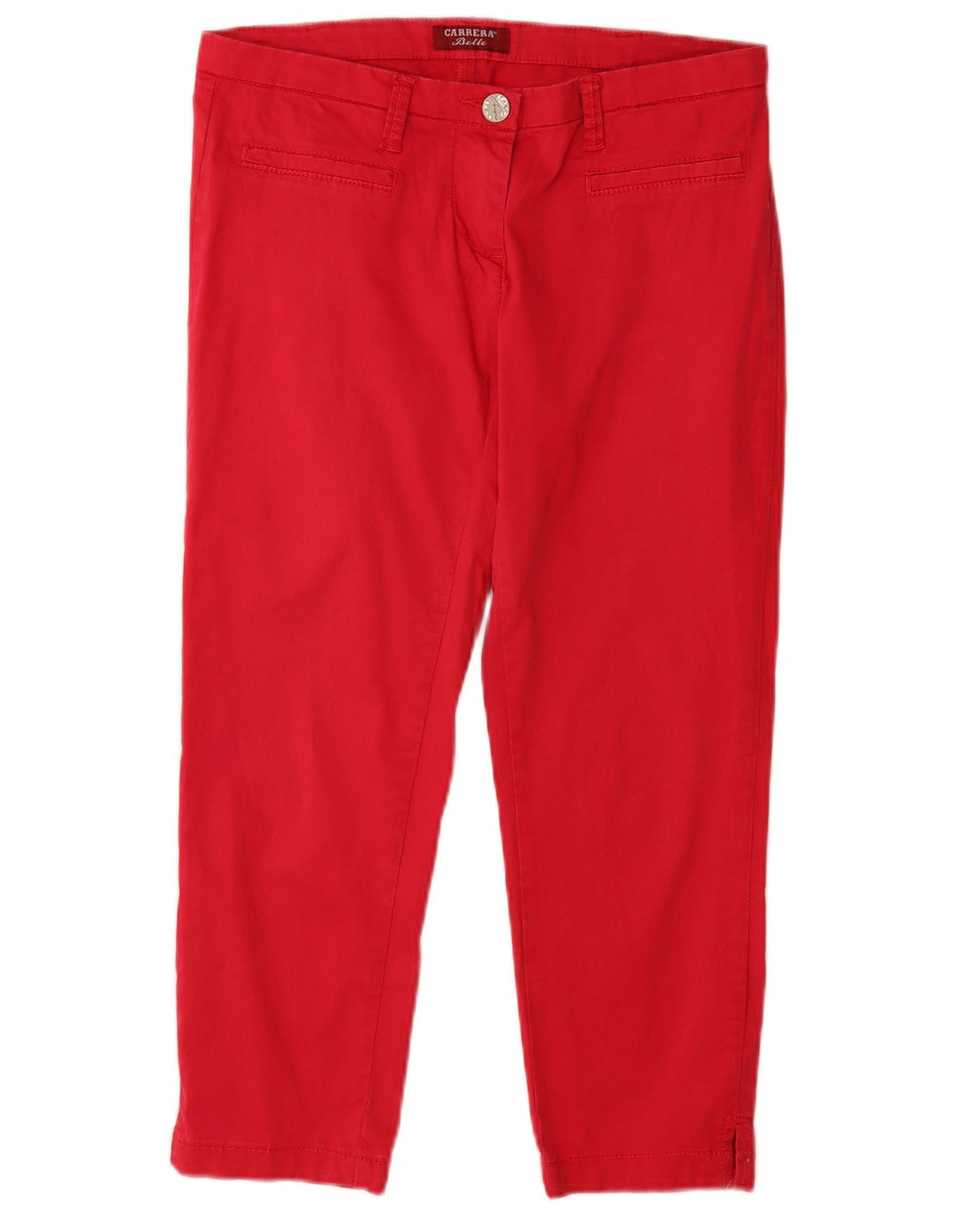 CARRERA Pantalon Capri Slim Femme W30 L24 Rouge