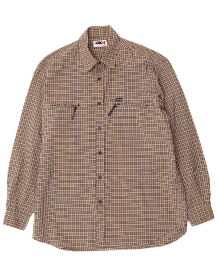 Bailo Chemise Homme Taille 41 Grand Gris Carreaux Polyamide