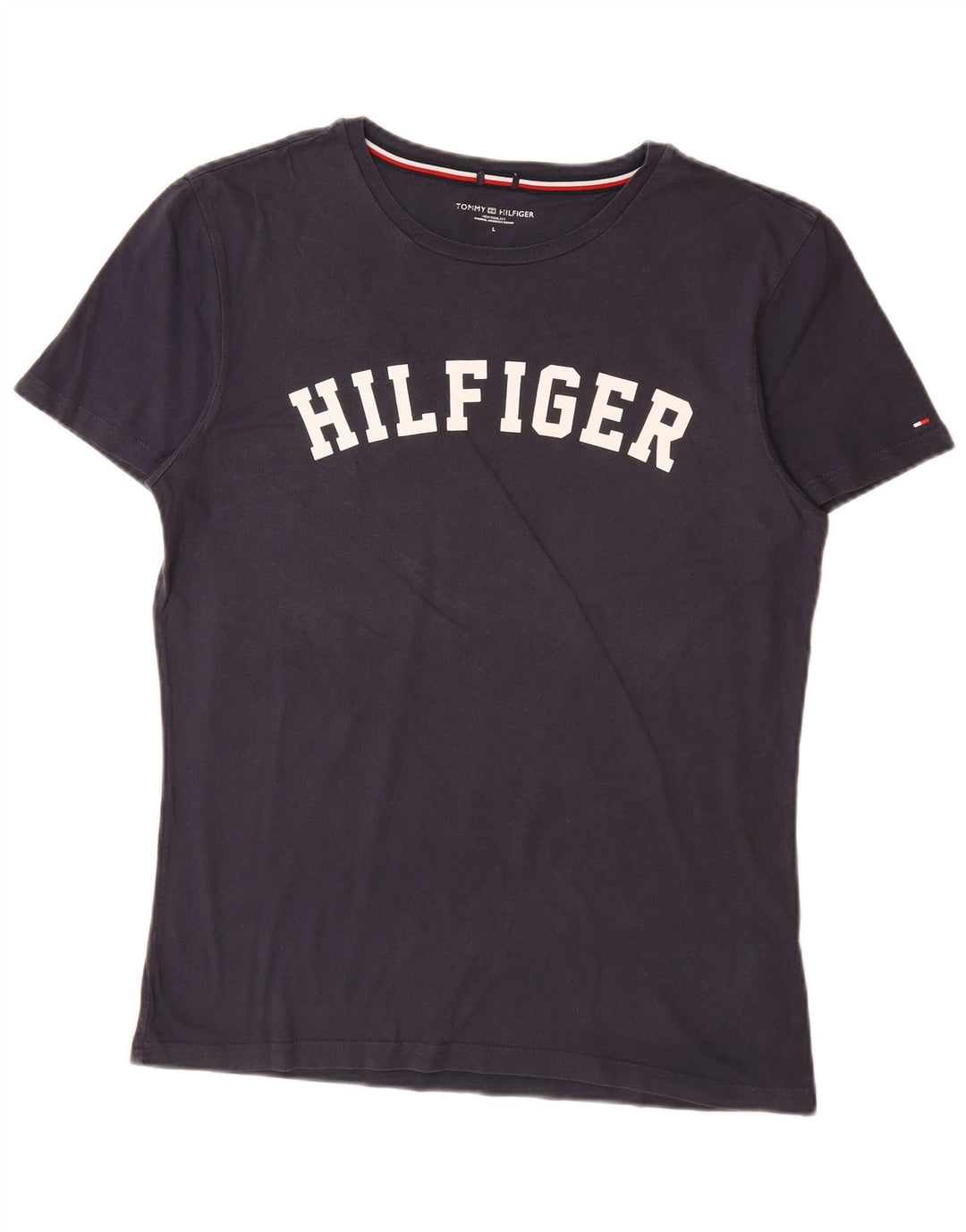 TOMMY HILFIGER T-Shirt Graphique Homme Grand Bleu Marine Coton