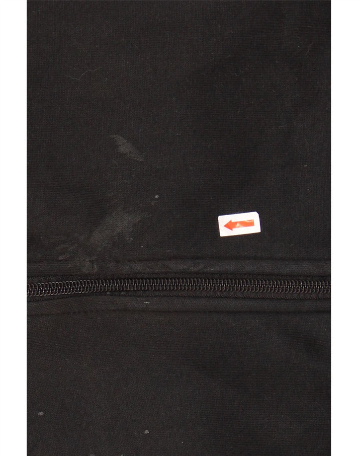 NIKE Pull à capuche zippé pour homme Grand coton noir