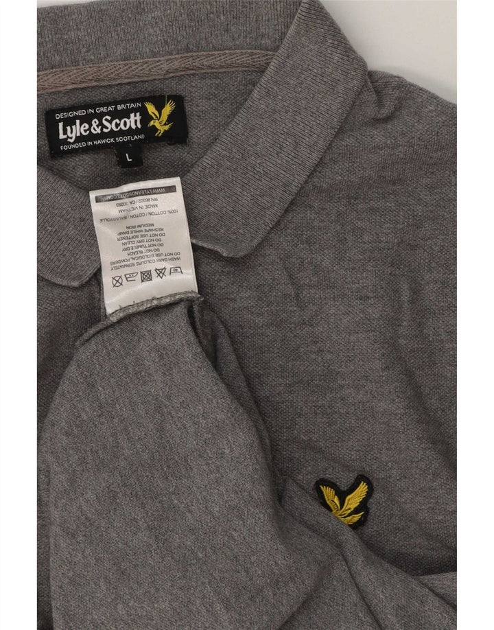 Lyle & Scott Polo Homme Grand Gris Coton