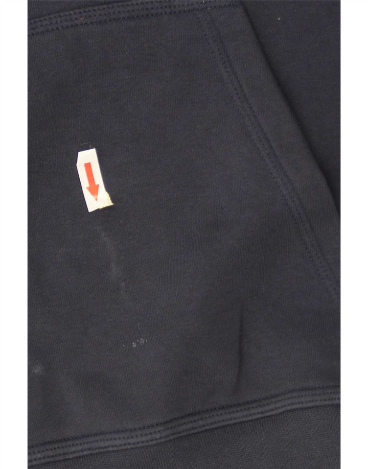 Nike Pull à capuche pour homme en coton bleu marine Taille S