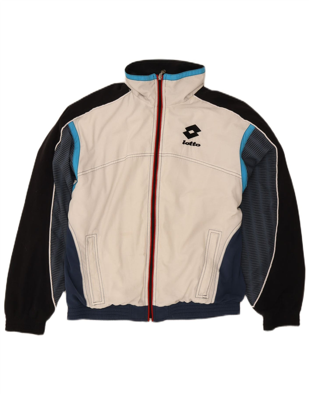Lotto Veste de survêtement pour homme Petit Blanc Colorblock Polyester