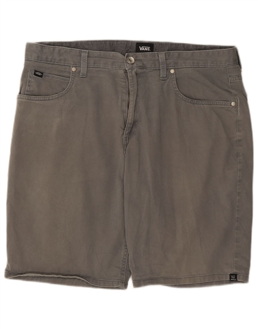 Vans Short décontracté pour hommes W34 Grand coton gris