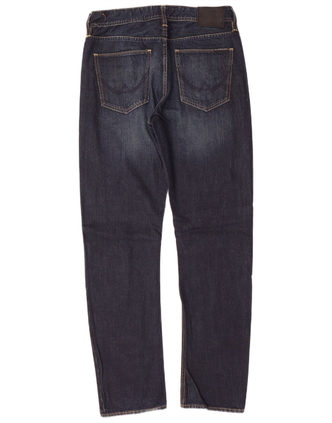 SUPERDRY Jean ample homme W32 L32 bleu marine coton