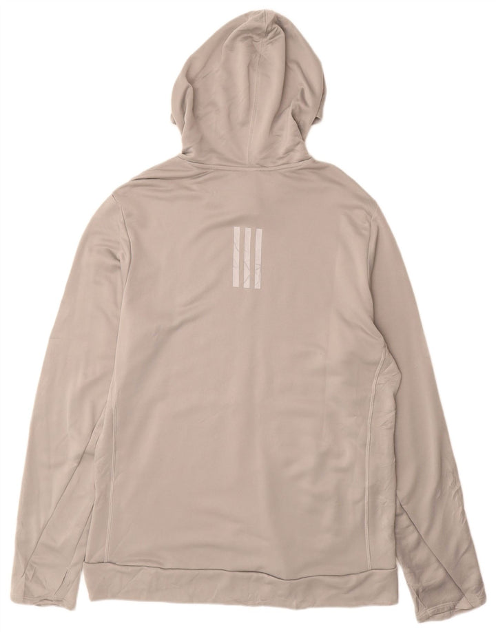 Adidas Veste de survêtement pour homme Large Gris Polyester