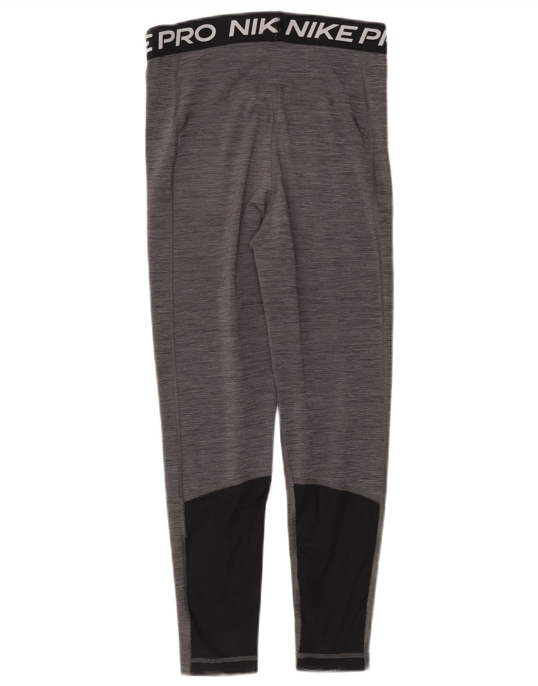Nike Legging graphique Dri Fit pour femme UK 10 Petit polyester moucheté gris