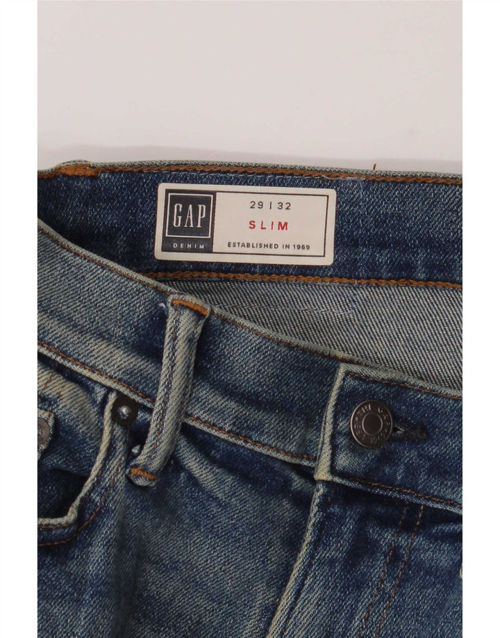 Gap Jean Slim Homme W29 L32 Bleu Coton