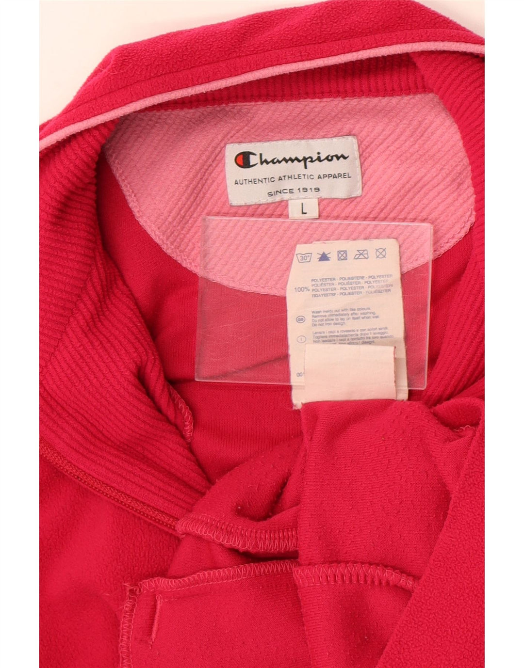 Champion Veste polaire zippée pour femme UK 16 Large Rose Polyester
