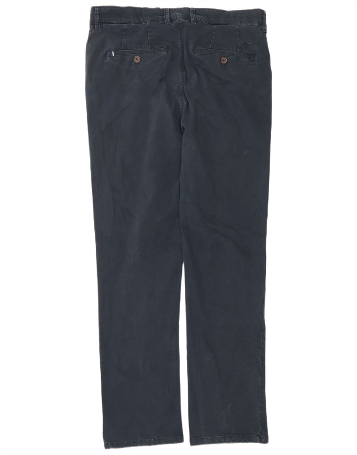 CREW CLOTHING Pantalon Chino Droit Homme W34 L32 Bleu Marine