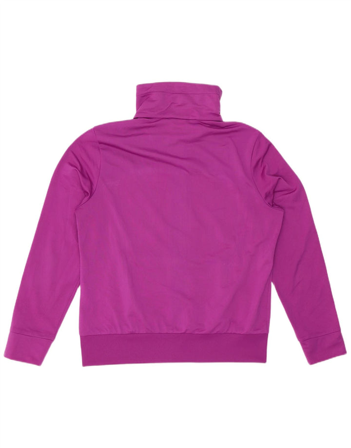 PUMA Veste de survêtement pour femme UK 16 Large Violet Colourblock Polyester
