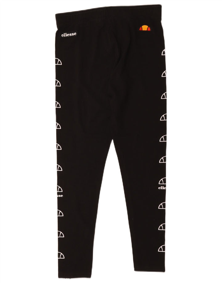 Ellesse Leggings graphiques pour femmes UK 14 Large Noir