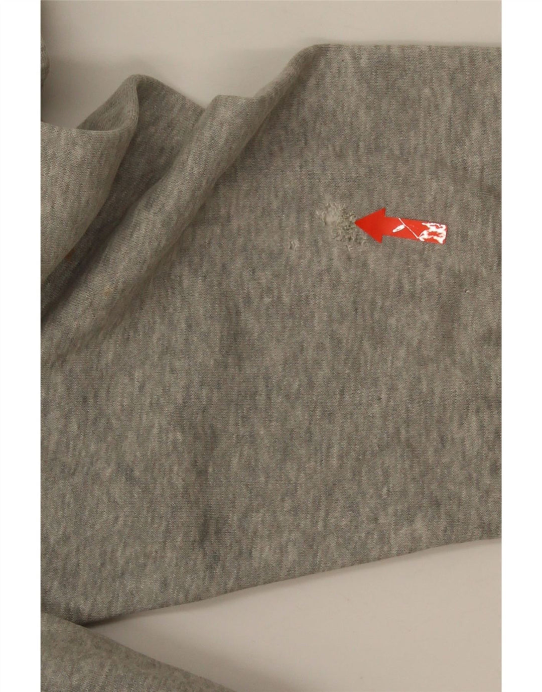 Nike Pull à capuche en coton moucheté gris moyen pour homme