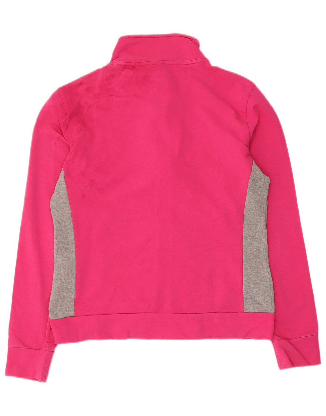 ELLESSE Veste de survêtement pour femme UK 12 en coton color block rose moyen