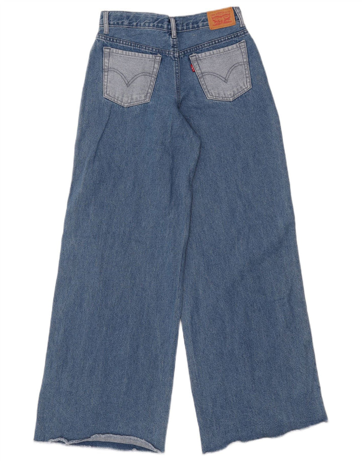 LEVI'S Jean large fille 13-14 ans W26 L31 Bleu Colorblock Coton