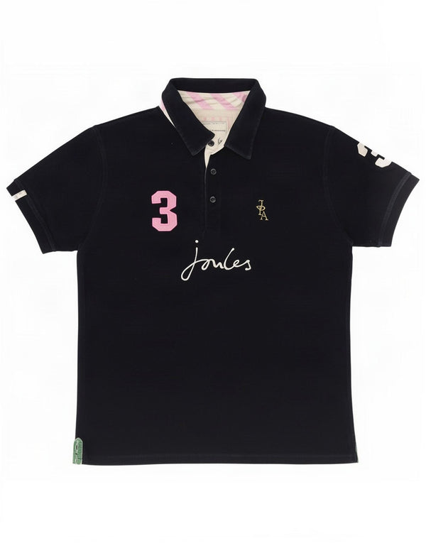 Joules Polo Graphique Femme UK 18 XL Bleu Marine Coton