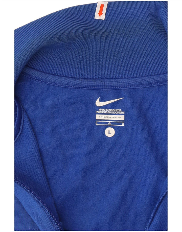 NIKE Veste de survêtement pour homme Large Bleu Polyester