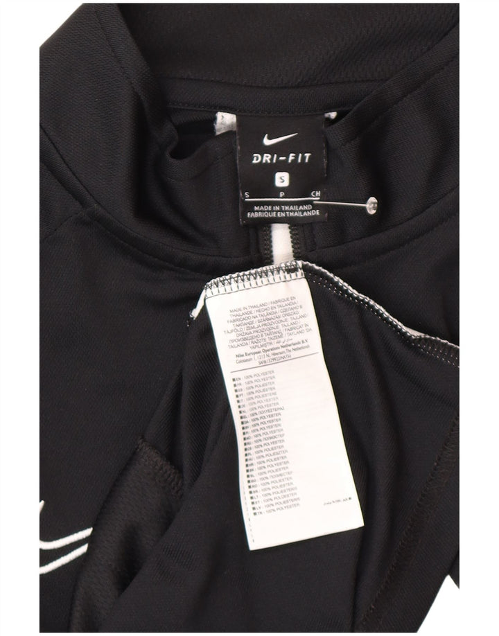 Nike Hommes Dri Fit Survêtement Top Veste Petit Noir Colorblock Polyester