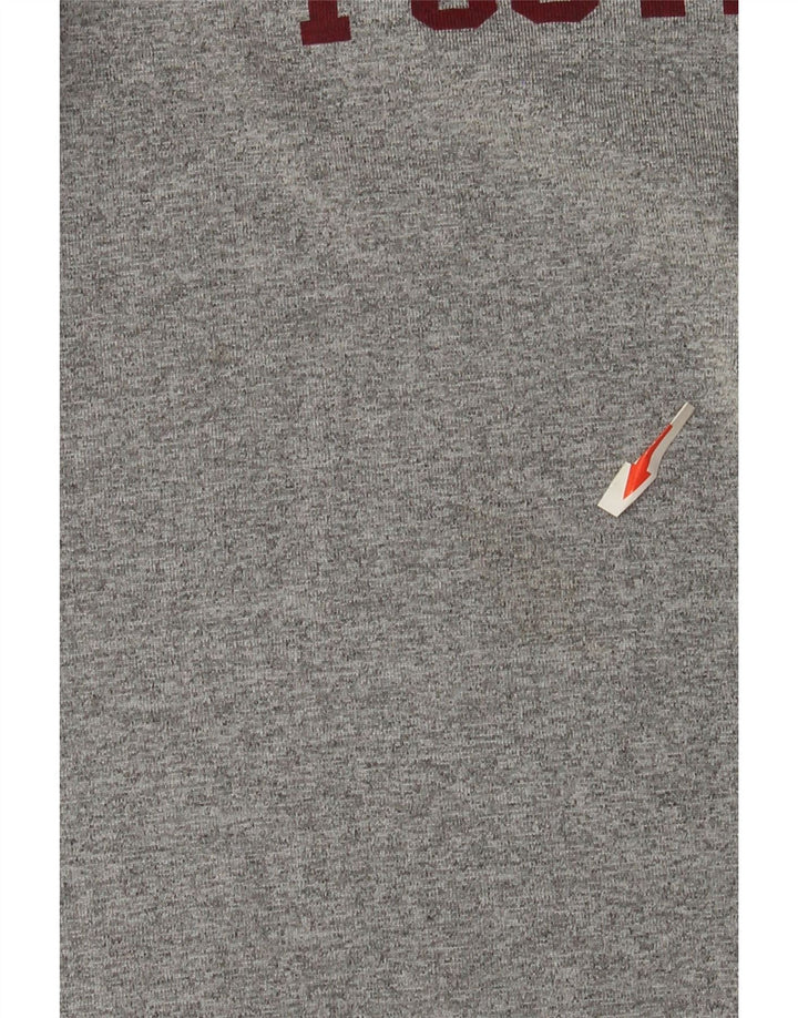 Adidas Hommes Fairmont Graphic Top Manches Longues XL Gris Polyester