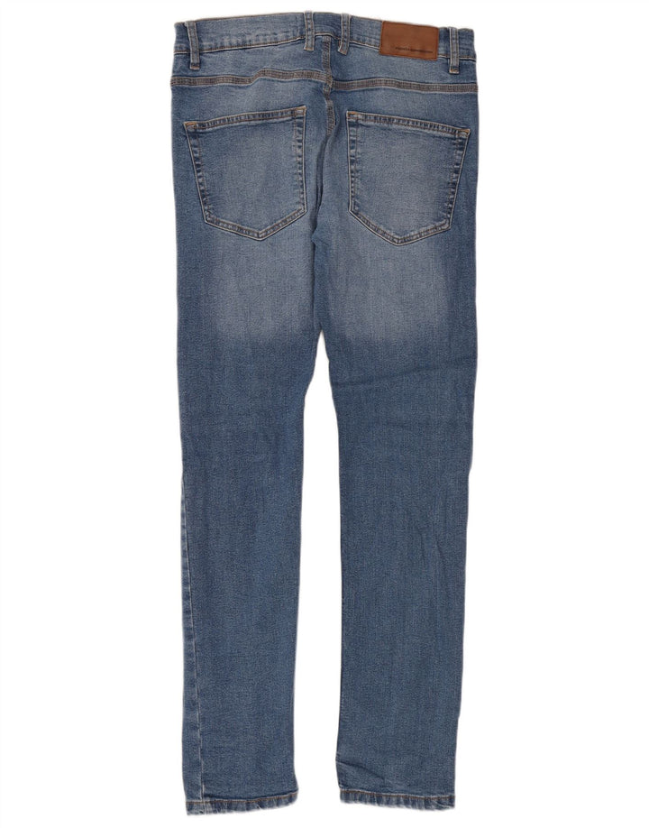 French Connection Jean Slim Homme W32 L32 Bleu Coton