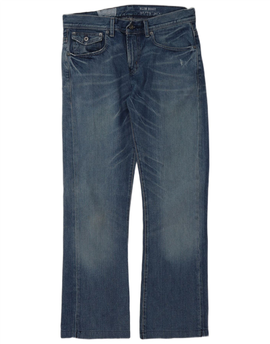 Levi's Jean Slim Bootcut Femme W32 L31 Bleu Coton