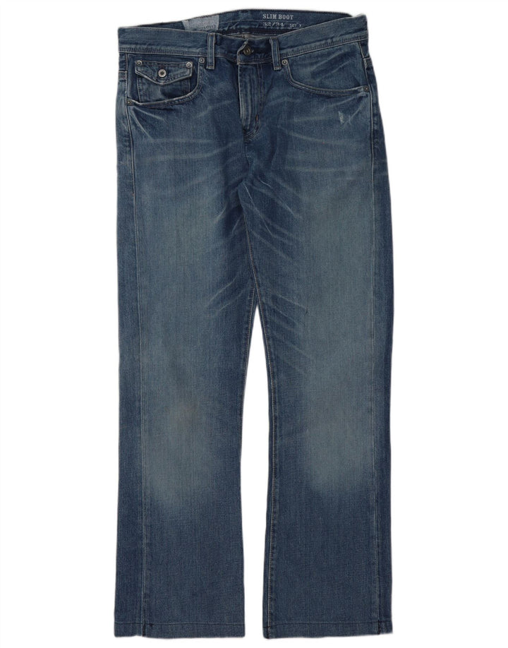 Levi's Jean Slim Bootcut Femme W32 L31 Bleu Coton