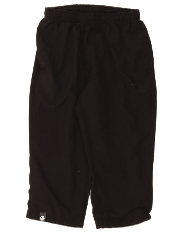 Puma Pantalon de survêtement Graphic Capri pour femme UK 10 Small Noir