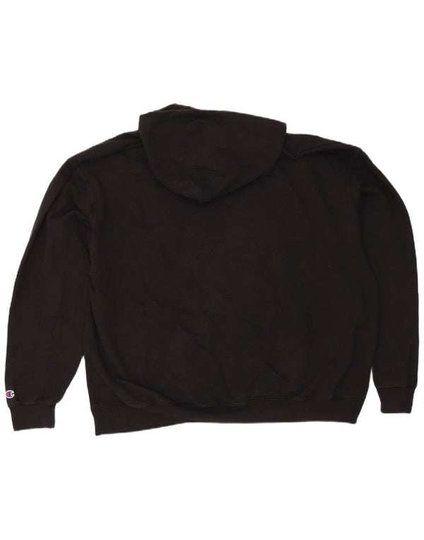 Champion Pull à capuche graphique Pacific Lutheran pour femme UK 20 2XL Noir
