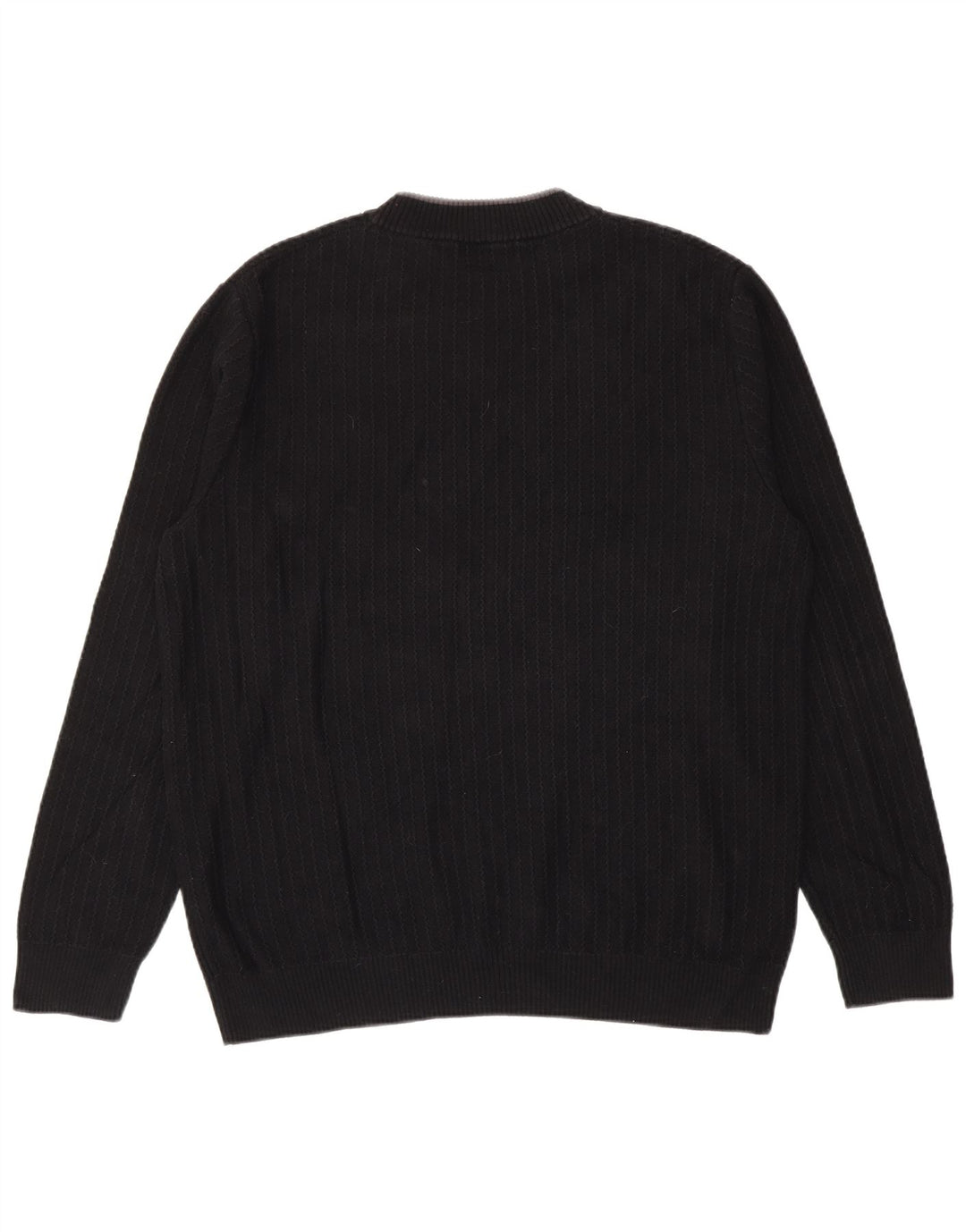 Fred Perry Pull ras du cou pour homme XL en coton noir