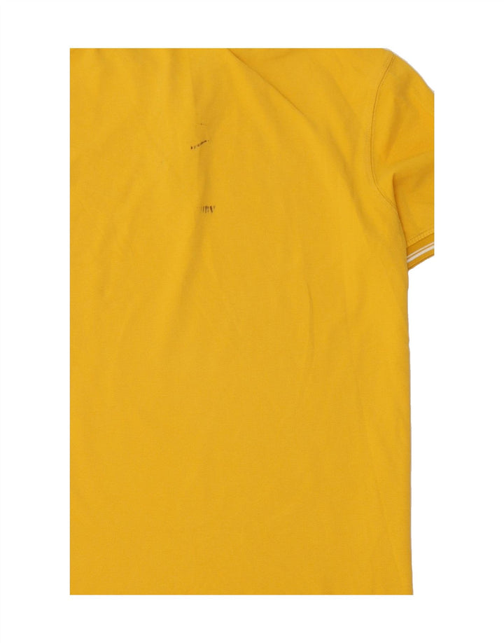 CARRERA Mens Polo Shirt Large Yellow Cotton Vintage Carrera and Second-Hand Carrera from Messina Hembry 