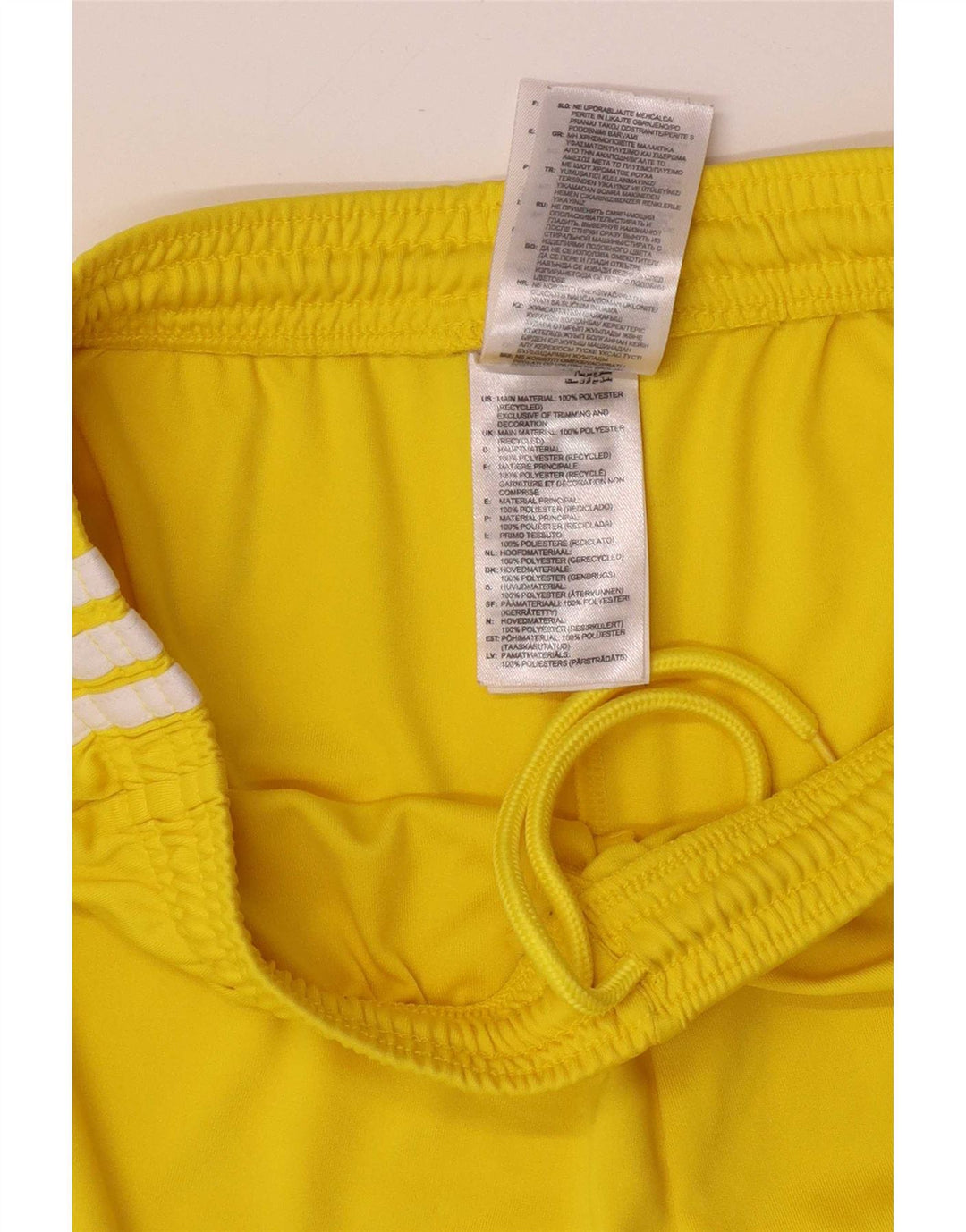 Adidas Short de sport pour homme Jaune moyen Polyester