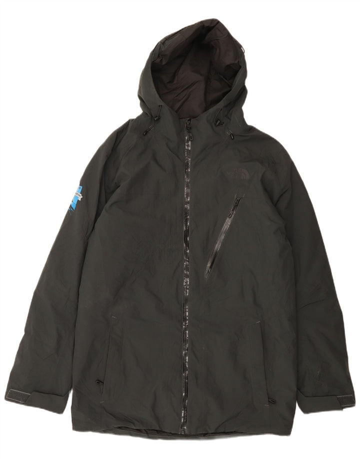 The North Face Veste coupe-vent à capuche graphique pour homme UK 38 Gris moyen