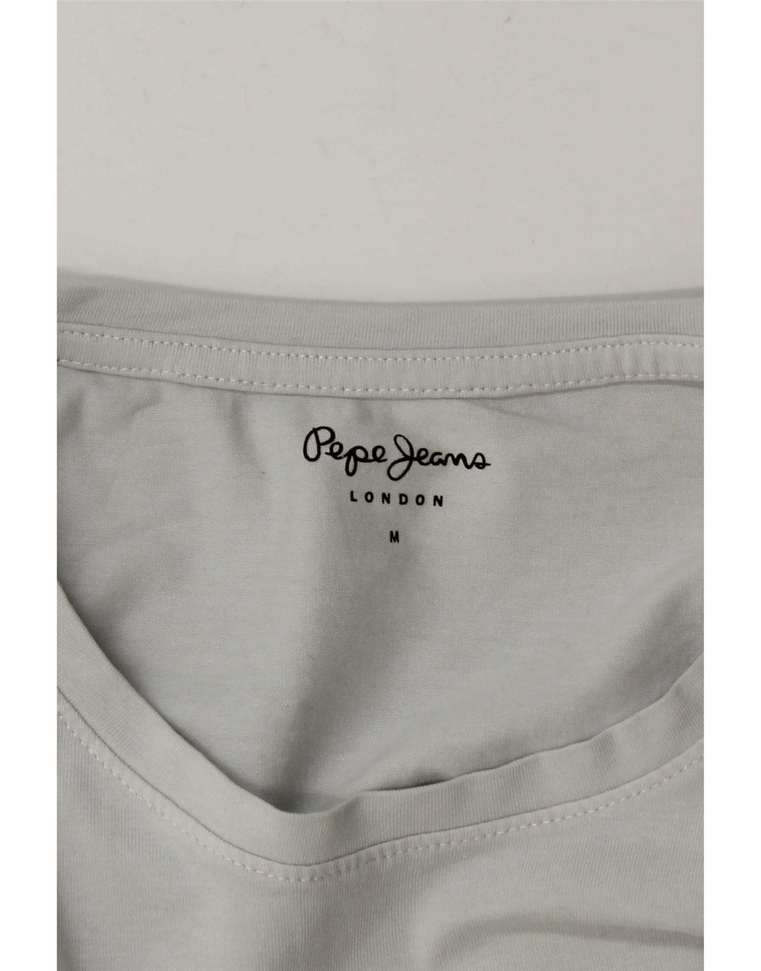 PEPE Jeans Haut graphique à manches longues pour femme UK 44 Gris moyen