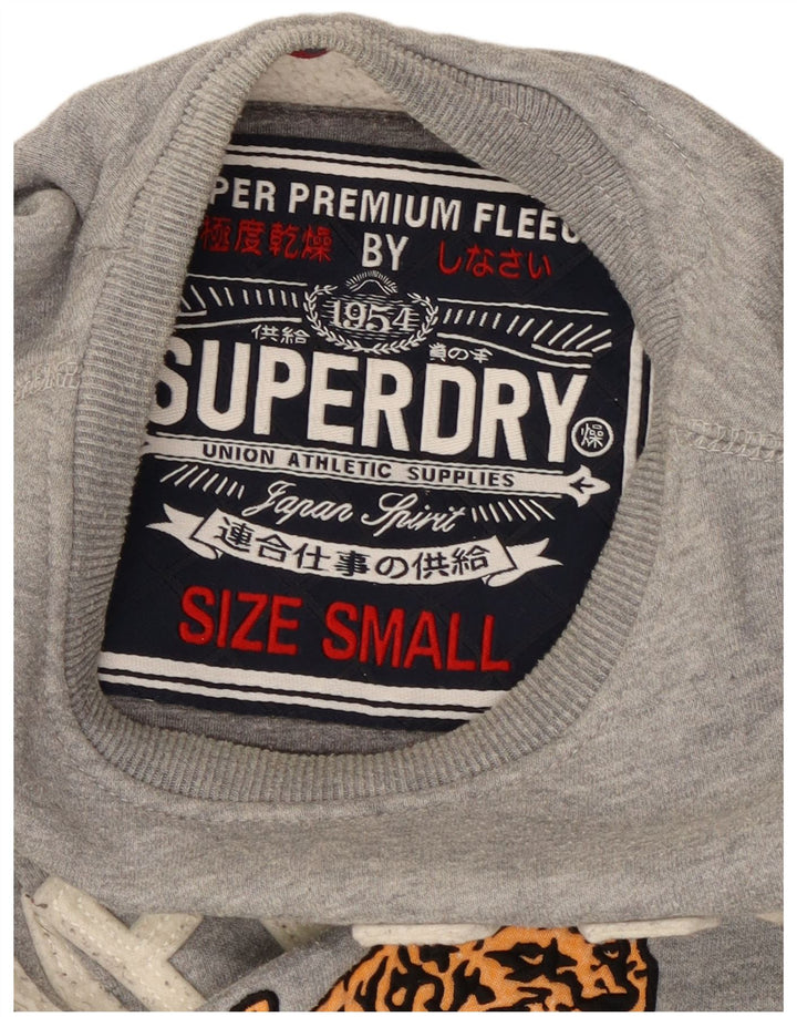 Superdry Sweat-shirt graphique pour homme en coton gris petit
