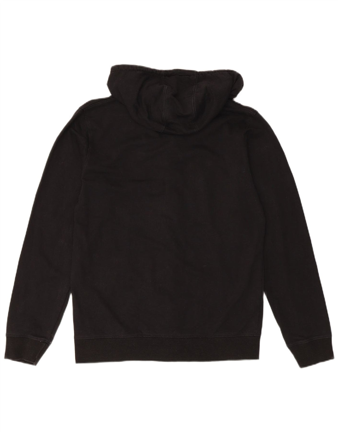 CONVERSE Pull à capuche zippé pour homme Petit coton noir