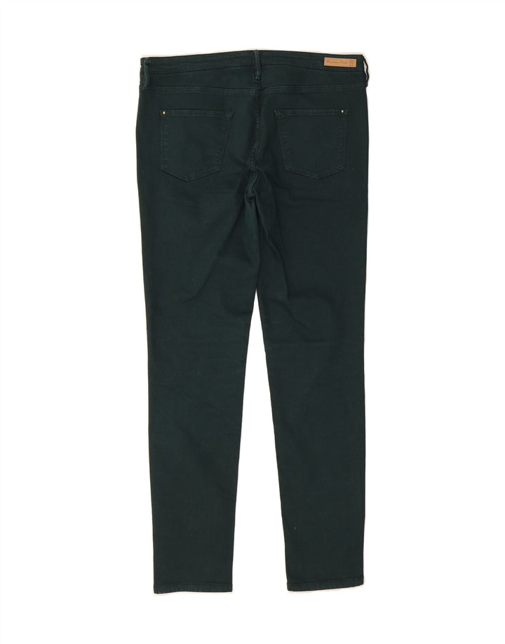 MASSIMO DUTTI Womens Regular Skinny Jeans W32 L30 Green Cotton Vintage Massimo Dutti and Second-Hand Massimo Dutti from Messina Hembry 