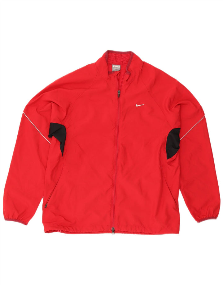 Nike Veste de survêtement pour homme UK 39/41 Rouge moyen Polyester colour block