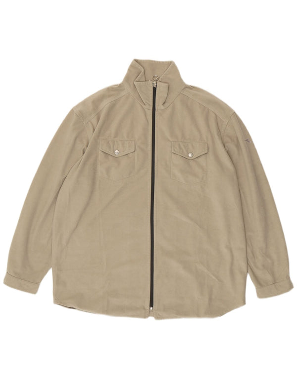 Diadora Veste de Survêtement Homme XL Beige Polyester