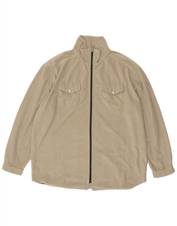 Diadora Veste de Survêtement Homme XL Beige Polyester