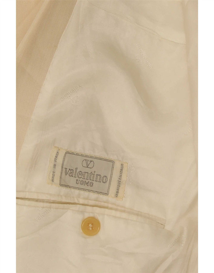 Valentino Veste blazer croisée pour homme UK 38 Beige moyen