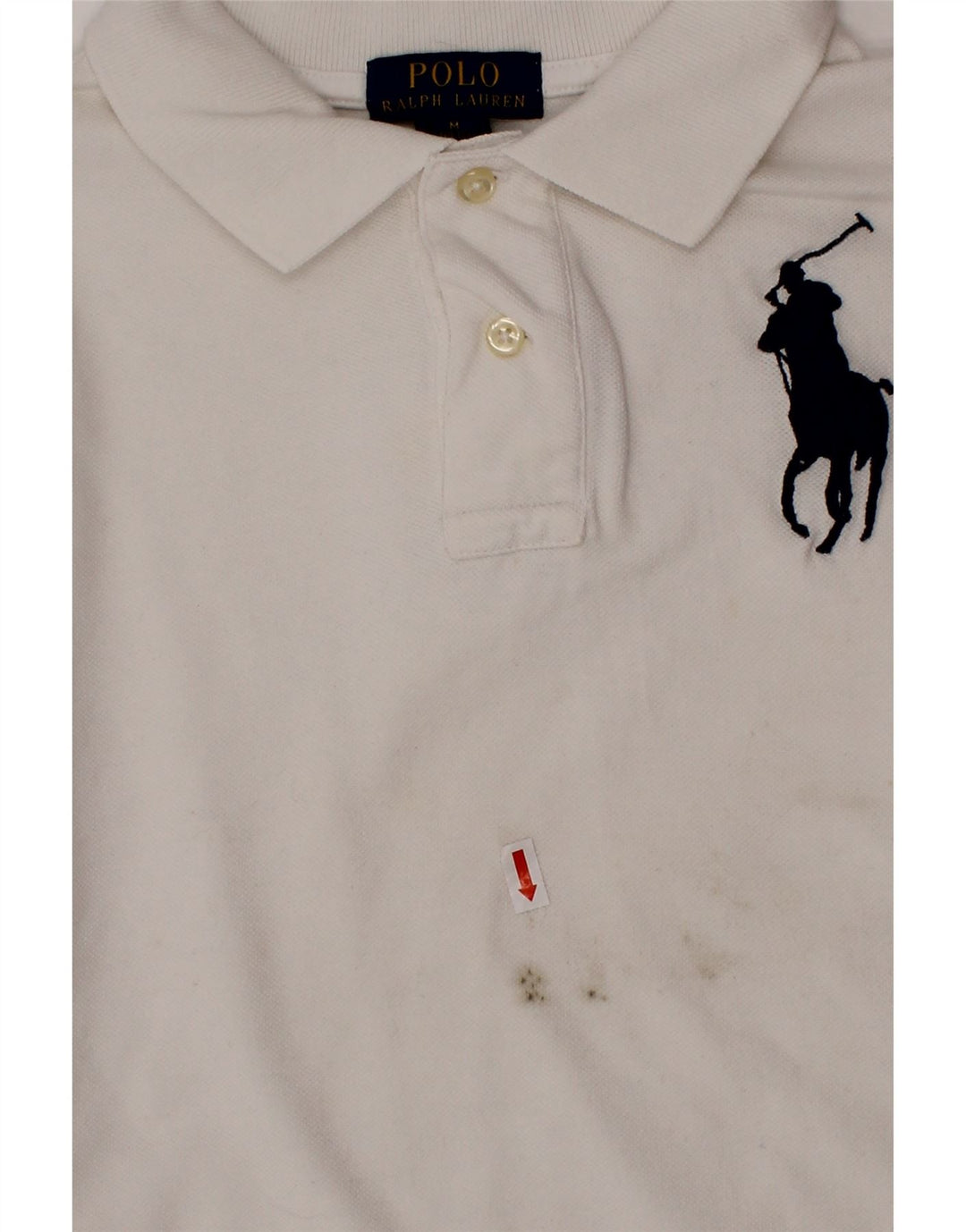 POLO RALPH LAUREN Polo graphique garçon 10-11 ans blanc moyen